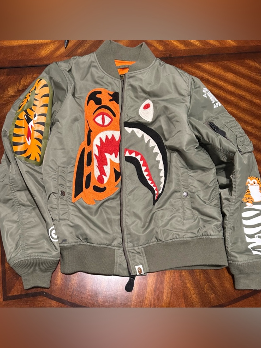 BAPE bomber jacket